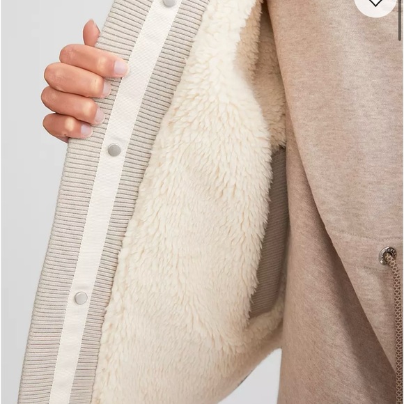 Nwt Varley Covey Reversible Quilt Gilet Vest • Dosa / white Size S - Picture 6 of 11